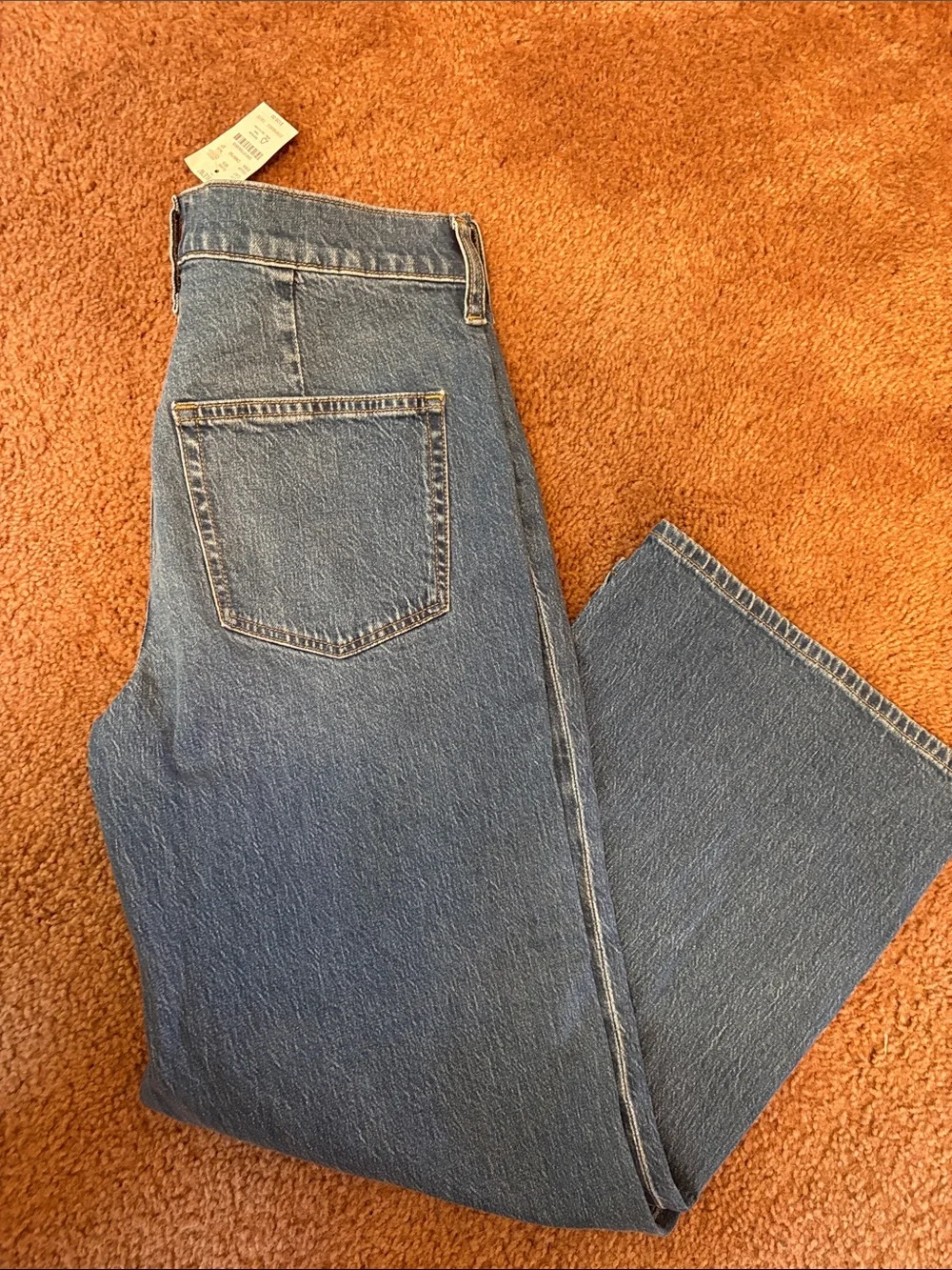 NWT! J. Crew Wide Leg Crop Blue Jeans
